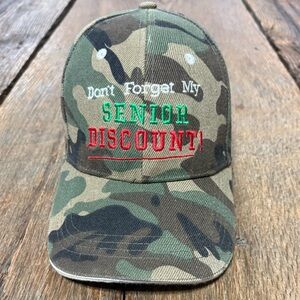 Men's Camouflage Senior Discount Cap